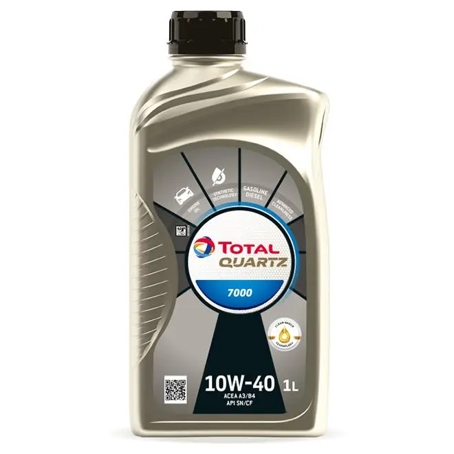 Aceite Motor Total Quartz 7000 10W40 1L - Protección del Motor - 1