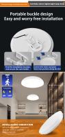 Lámpara De Techo Circular LED Con Sensor De Movimiento 18W 24W AC85-265V Luz Interior Moderna Para Sala De Estar Decoración De Hogar Y Iluminación - details 3