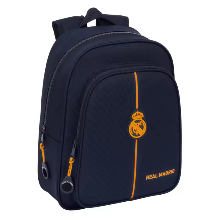 Mochila Infantil Adaptable a Carro Real Madrid 2ª Equipacion 24/25 27X33X10 Cm (Safta 612457524) - 1