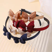 Diadema De Mariposa Exquisita Con Perlas Simuladas Para Niñas Accesorio Lindo Para El Día Diadema De Cabello Para Niñas Decorativa Para Todas Las Estaciones - details 7