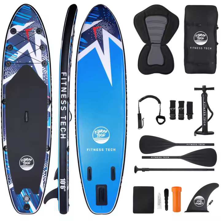 Fitness Tech Tabla Paddle Surf Ibiza 10.6" 320x81x15cm Paddleboards - 1