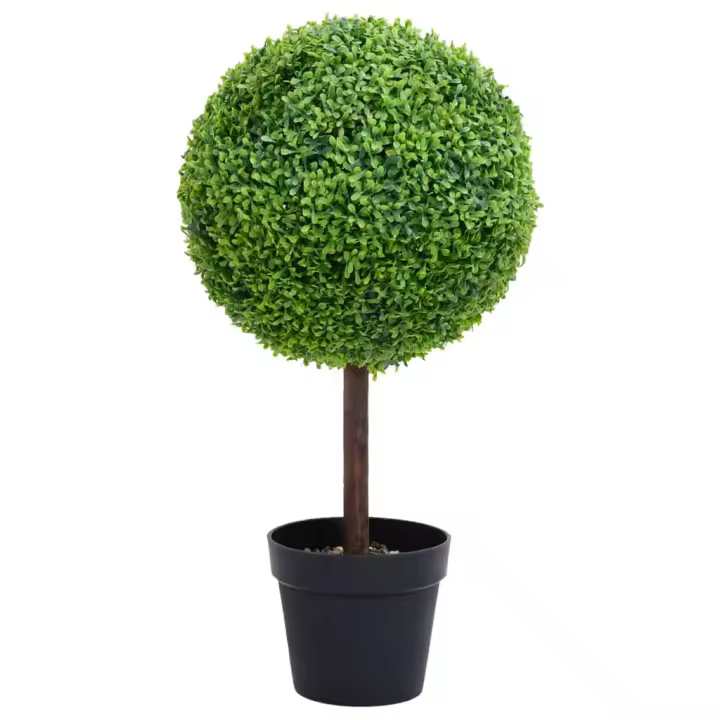 Planta de BOJ forma artificial de bola con verde de 50 cm - 1