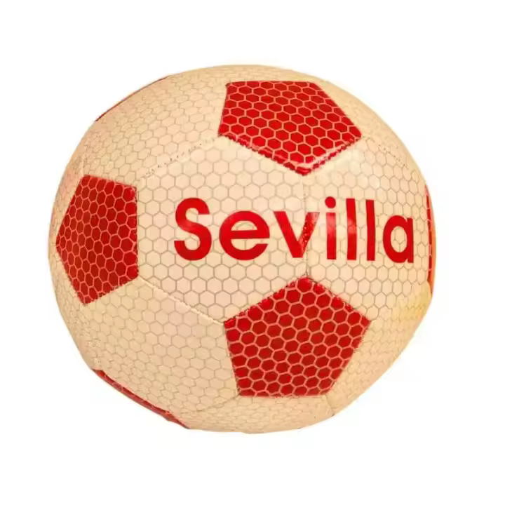 Balón de fútbol Sevilla blanco y rojo CB/82608-SEVILLA Giraldillo - 1