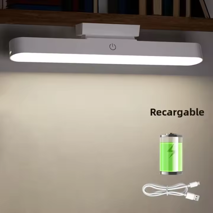 Lámpara De Escritorio Recargable Con Luz Magnética USB Iluminación Nocturna Para Dormitorio Y Estudio Control Dimmer Incluido - 1