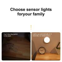 Lámpara Nocturna Inteligente Con Sensor De Movimiento LED Recargable Por USB Luz Automática De Emergencia Con Adhesivo Magnético - details 6