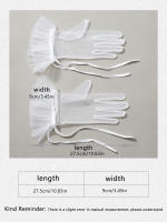 Guantes De Boda Para Novia Estilo Romántico Y Dulce De Largo Muñeca Para Mujer Guantes De Fiesta De Baloncesto - details 1