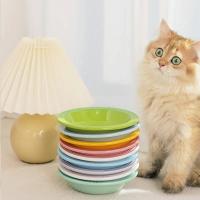 Tazón De Alimentos Para Gatos Amplio Y Elevado Anti-Vómitos Alivio Del Estrés De Puntas De La Barba Feeder De Cerámica Para Perros Y Gatos - details 9