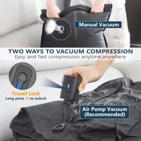 Bolsa de Vacío para Viaje con Bomba Inalámbrica - Bolsa de Compresión Profesional IP67 Impermeable y Antipolvo - Ahorra Espacio en Maletas y Mochilas - Sistema de Sellado al Vacío Reutilizable - Ligera, Duradera y Compacta - Ideal para Ropa, Edredones y V - details 1