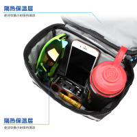 Bolsa De Manillar Para Bicicleta MTB Isolada Frontal Con Reflejante Bolsa De Almacenamiento Aislada Para Ciclismo Y Pescar - details 7