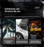 Luz De Trabajo COB Para Automóviles Con Adhesión Magnética Fuerte Y Soporte De Ajuste Para Mantenimiento De Emergencia Luz De Banda De Trabajo Tipo Combo Potencia 10W Color Temperatura 6500K - details 1