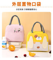 Bolsa de picnic al aire libre para estudiantes, bolsa de hielo fresco espesada con papel de aluminio, bolsa de lonchera portátil, bolsa de almuerzo portátil, bolsa de aislamiento bento - details 7