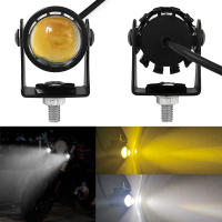 Proyector Lente De Motocicleta LED Bicolor Para Cafe Racer Spotlight Auxiliar Universal Para ATV Y Scooter Faro Principal - details 1