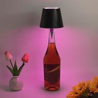 Lámpara LED inalambrica para botellas, tacthil, regulable en 3 Colores, para fiestas en bares [LGL], color Negro - details 2