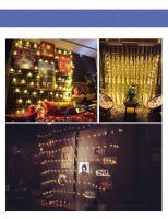 Luces De Enredado Navidad LED 4mx6M 1.5MX1.5M 2x3M Decoración De Fiesta De Navidad Para Jardín Y Boda Tejado De Luz De Año Nuevo - details 19