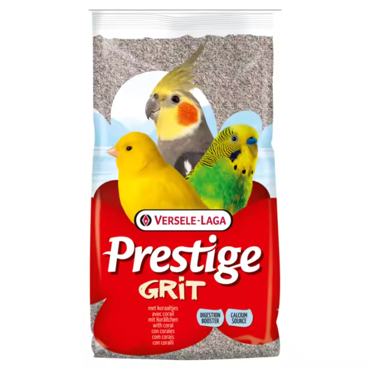 Grit Pajaros Prestige Versele-Laga 2.5 kg - Grit con Coral - Minerales y Oligoelementos para canarios, ninfas y periquitos - Suplemente Alimenticio todas las aves - Versele Laga - 1