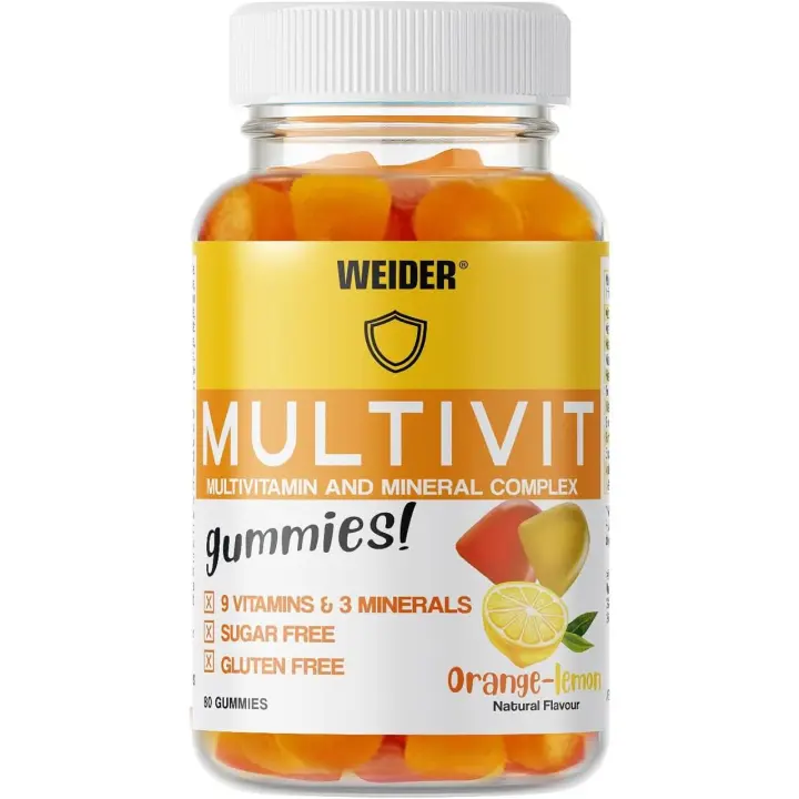 Multivitamínico 80 Gummies - Weider | Sin azúcar | fácil de tomar - 1