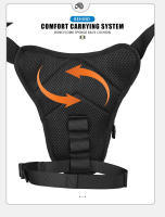 Bolsa Lateral De Motocicleta De Fibra De Carbono Negra Con Carcasa Rígida Bolsa De Cintura Casual Exterior Para Deporte Y Viaje - details 13