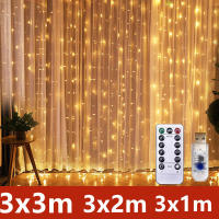 Luces LED Para Decoración Navideña Control Remoto USB 3/4/6M Guirnalda De Boda Luces De Tejado Luz De Bulbo Encantador Para Dormitorio - details 6