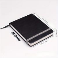 Cuaderno De Dibujo De Viaje Tamaño Medio Estilo Antiguo Cubierta De Cuero Grano Grueso Hojas De Pasta De Madera Para Dibujos Al Acuarela Portátil Para Dibujar Al Aire Libre - details 1