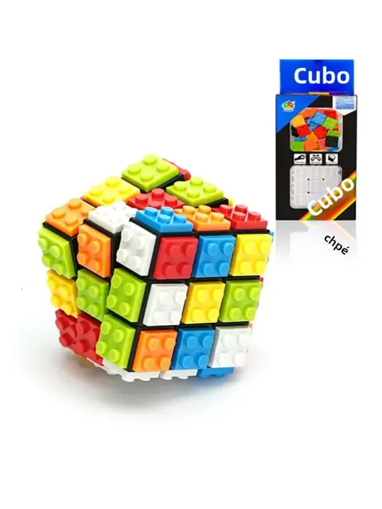 Juguete Educativo Para Niños Cubo Mágico De Descompresión Juguete Antiestrés Rompecabezas Inteligente Regalo De Cumpleaños - 1