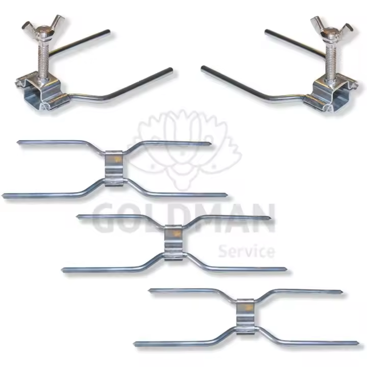 Kit de Pinchos de asador de pollos de acero   GOLDMAN SERVICE - 1