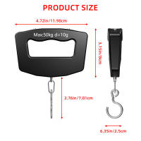 Báscula De Equipaje Digital Portátil 50kg/110lb Con Luz Trasera Función Tare 4 Unidades (g/kg/oz/lb) Perfecta Para Viajes - details 11