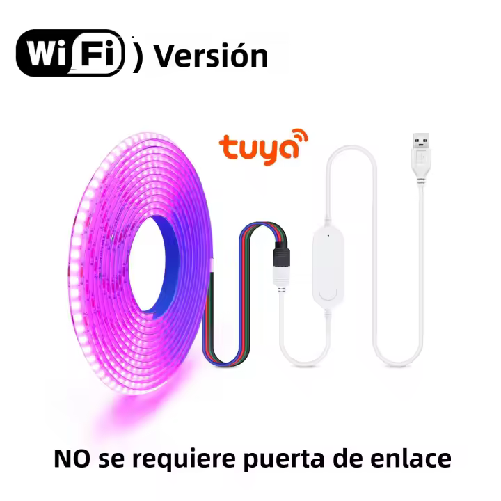 Luz LED Inteligente Zigbee USB Para TV Tira LED RGB Con Control Tuya WiFi Compatible Con Alexa Y Google Home Iluminación De Fondo Para Sala De Estar Y Dormitorio - 1