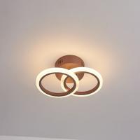 Lámpara de Techo Led, con Mando a Distancia, 3 Tipos de Luz, Intensidad Regulable, 48W, Marrón - details 1