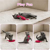 Juguete De Ratón De Algodón Para Gatos Con Sonido De Raspadura Juguete Para Morder Y Masticar Para Gatos Juguetes De Ratón De Algodón Para Gatos - details 6