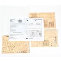Puzzle De Madera 3D De Barco Con Sails 1PC Modelo De Montaje DIY Decoración De Escritorio Regalo De Manualidades De Madera - details 4