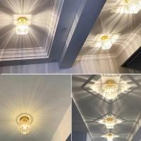 Lámpara De Techo Moderna Con Abrazo De Cristal Para Decoración De Habitaciones Y Salones LED Iluminación Suave Y Eficaz Para Dormitorio Estudio Y Foyer - details 2