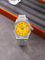 Reloj De Pulsera De Lujo Para Hombre Diseño Especial Del Reloj De Manivela De Acero Inoxidable Deportivo Y Casual Reloj De Pulsera Clásico Y Sencillo - details 12