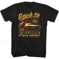 Camiseta Back to the Future Para Hombres Y Mujeres Estampado Gráfico Moda Hip Hop Ropa De Calle Manga Corta Talla Grande Unisex - details 2
