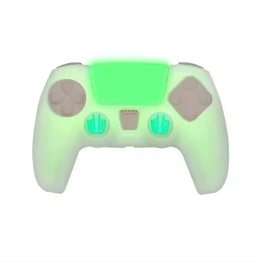 KIT FUNDA+GRIPS MANDO PS5 FR-TEC GLOW IN THE DARK - 1