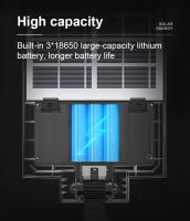 Lámpara Solar LED Exterior 100000LM 15000mAh Con Control Remoto Impermeable Luz De Inundación Para Exterior Instalación En Pared Material ABS Fuente De Energía Solar Certificación CCC Y Ce - details 14