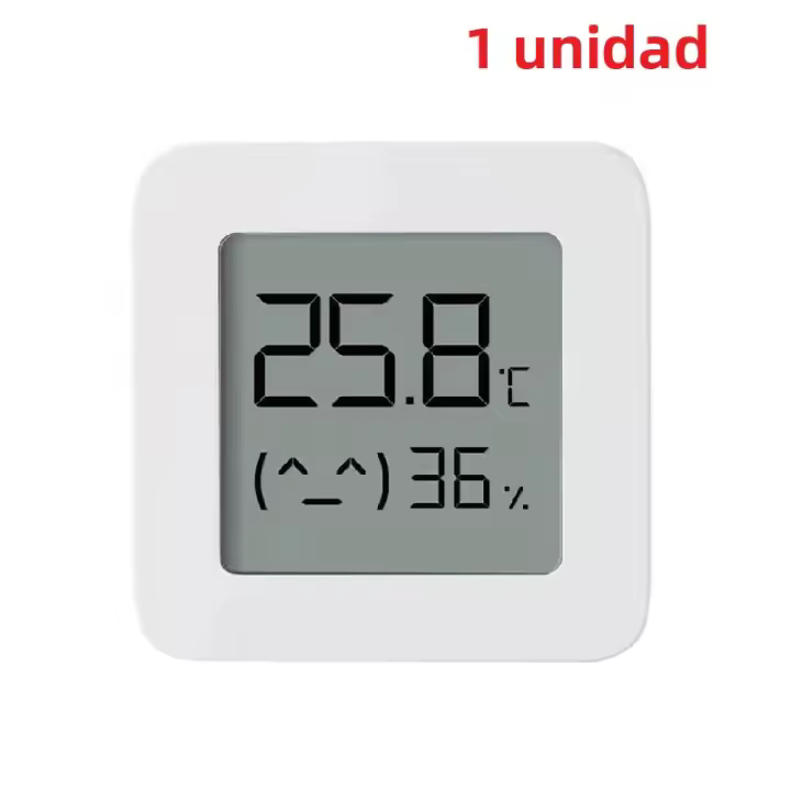 Termómetro Y Higrómetro Xiaomi Mijia 2 Sensor De Temperatura Y Humedad Con Pantalla LCD Digital Y Control Remoto Por App Mijia - 1