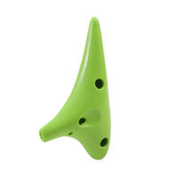 1PC Ocarina De Resina Plástica Con 12 Agujeros Alto C Ajuste De Tono Instrumento Musical Para Adultos Y Niños Multicolor - details 10