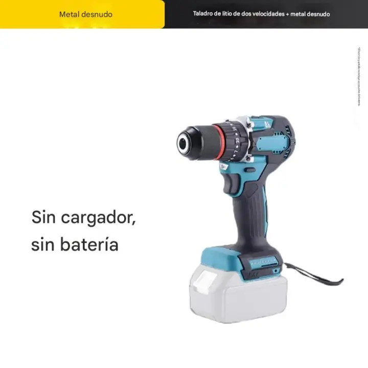 Taladro Eléctrico Inalámbrico Recargable - Kit Profesional 32 Accesorios, Alta Velocidad Ajustable, Ligero y Portátil para Bricolaje Hogar y Trabajos Profesionales - 1
