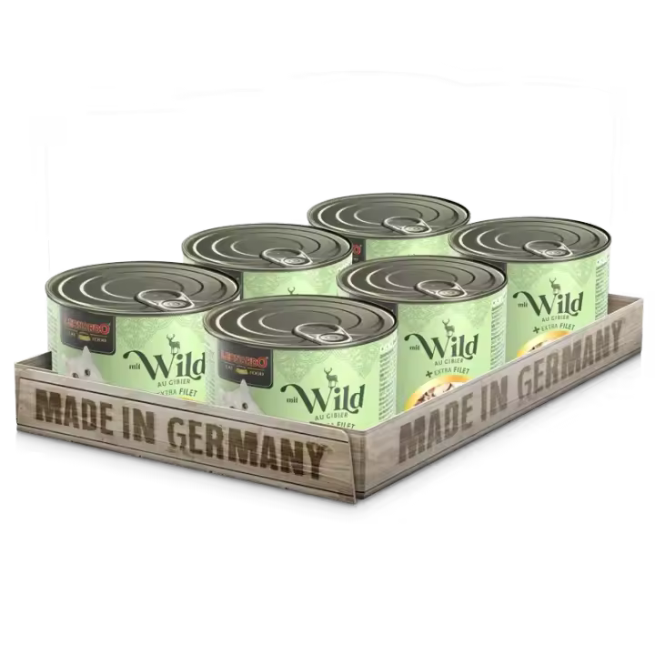 Leonardo Extra Filete - Alimento húmedo con alto contenido de carne para gatos (packs de 6 latas) - 1
