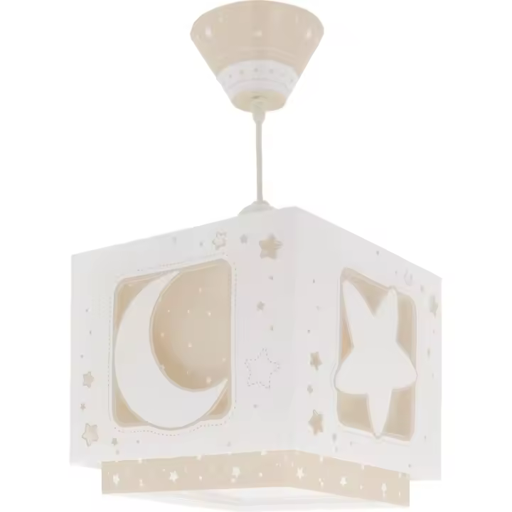 Lámpara de techo infantil Moonlight Luna y Estrellas beige - 1