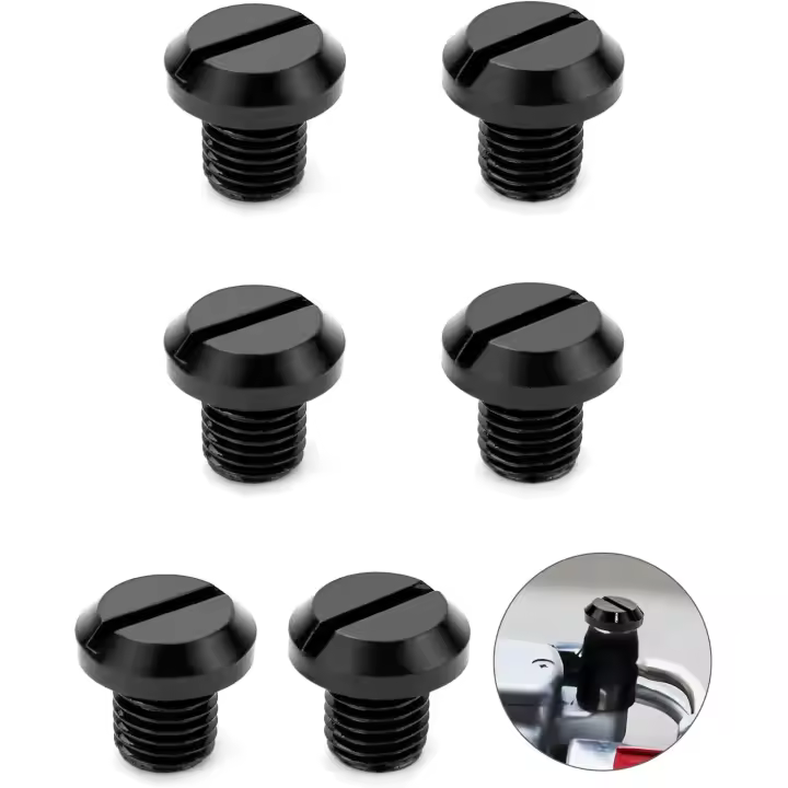 Espejo Agujero tapones m10x1.25 Izquierda y derecha Rosca para la mayoría de las motortetas - 1