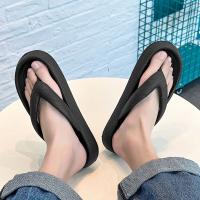 Nuevos Sandalias De Plataforma Gruesa Para Hombre 2024 Moda Verano Zapatillas De Playa Antideslizantes Calzado Casual Para Baño - details 11