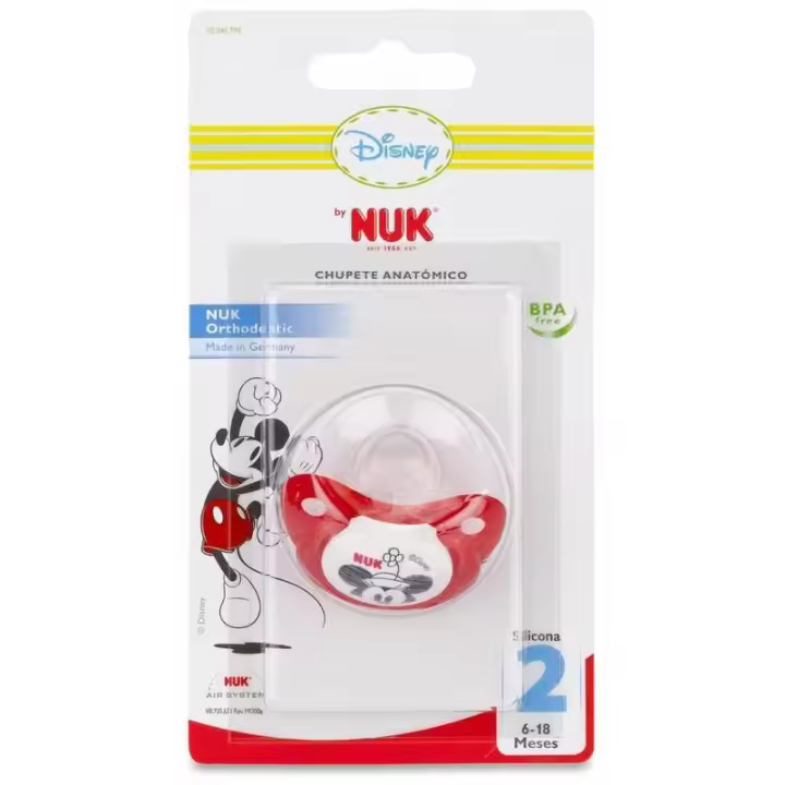 Nuk Trendiline Mickey Mouse Chupete Silicona 6-18 M, 1 Ud - 1