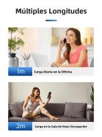 NNBILI 2pcs Cable De Carga Rápida 100W C-C Y A-C Tipo-C Para Huawei Samsung Cable De Acero Tejido 1M 2M - details 9