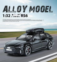 Modelo De Coche De Aleación Aodi RS6 Quattro Estación Wagon 1:32 Con Sonido Y Luz Regalo De Juguetes Decorativos Para Niños Vehículo Diecast Metal - details 0