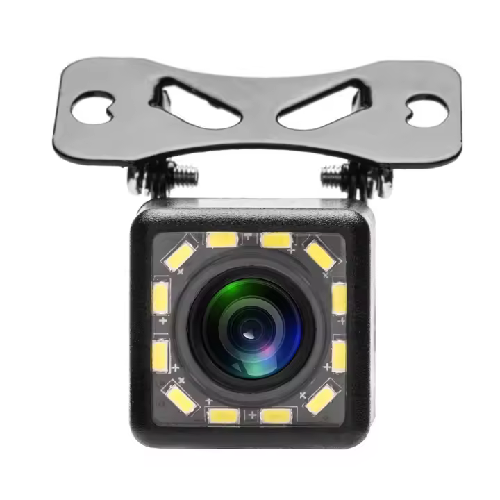 Podofo 1280*720P HD Ahd Cámara de visión trasera del vehículo Starlight visión nocturna lente de ojos de pez respaldo del vehículo IPS Android Monitoring Radio Player - 1