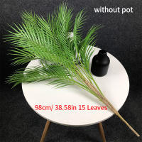 Gran Árbol De Palma Artificial 80-125cm Planta Falsa De Monstera Hojas De Pino Tropicales Para Decoración De Jardín Interior Y Exterior - details 7