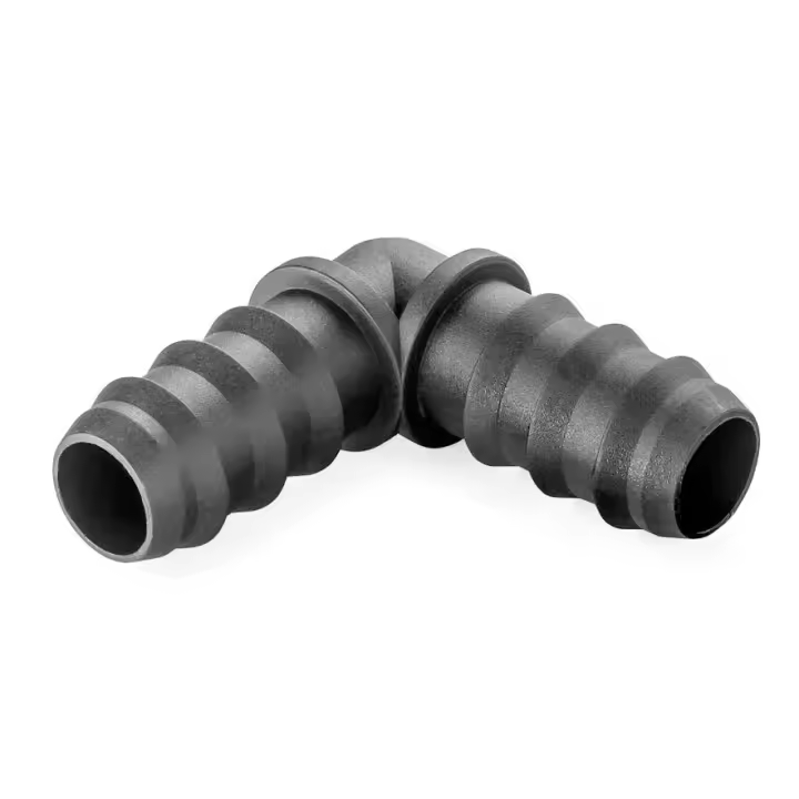 Abrisa - Pack 25 unidades - Codo para Tubo Dim Ø 16mm polietileno agrícola, color Negro - 1