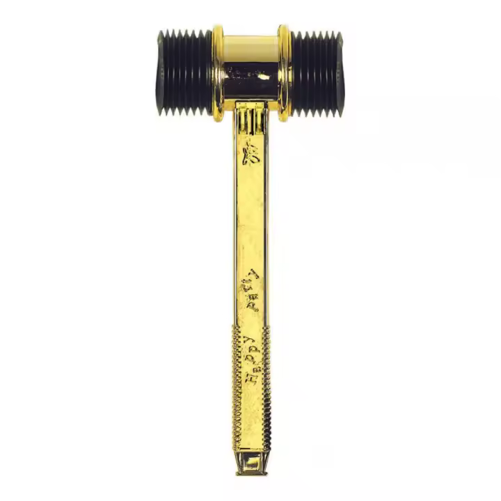 Widmann Martillo Sonoro Metálico Dorado 'Happy Party' para Nochevieja - 1