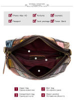 Bolso De Hombro Mini Para Mujer De Cuero Genuino WESTAL Bolsos Mensajeros Pequeños Estilo Vintage Con Cierre De Cremallera - details 16